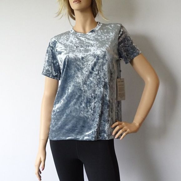 DKNY Sport Embroidered Logo T-Shirt NWT